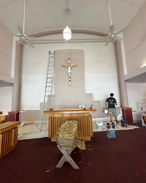 Kenny's Painting at work — meticulous preparation